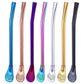 Liquid Filter Spoon Straw (2Pcs)