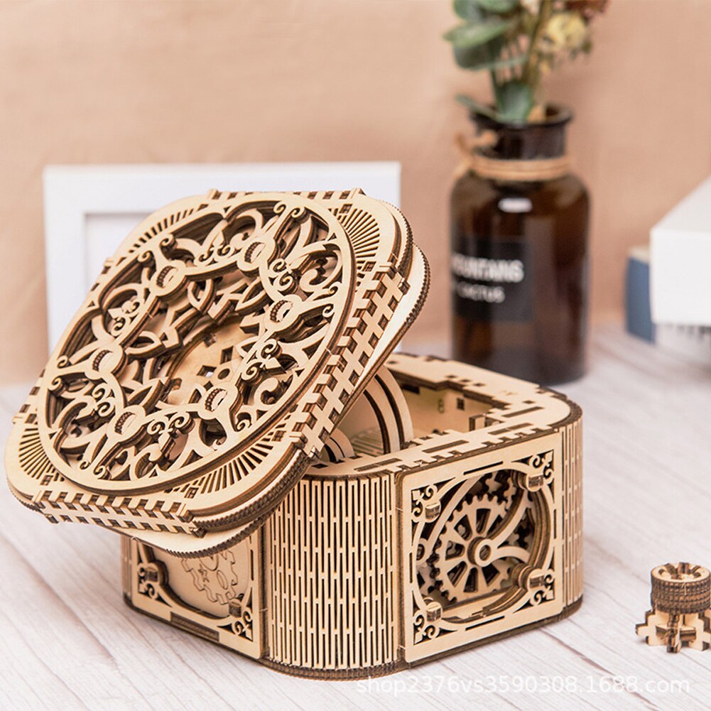 DIY Wooden Mechanical Jewelry Box