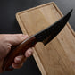Hand Forged Boning Knife with Leather Sleeve