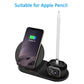 Fast Wireless Charging Station( For iPhone 8 X XS Max XR Apple Watch 4 3 2 Airpods Samsung S9 S8 S7)