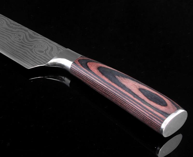 Santoku Chef Knife (Beautiful Design Pattern)