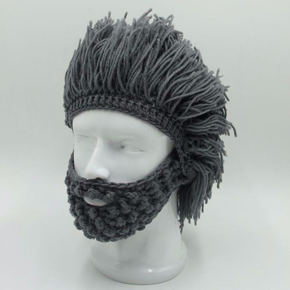 Barbarian Knit Beanie Beard