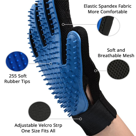 Pet Massaging Grooming Glove