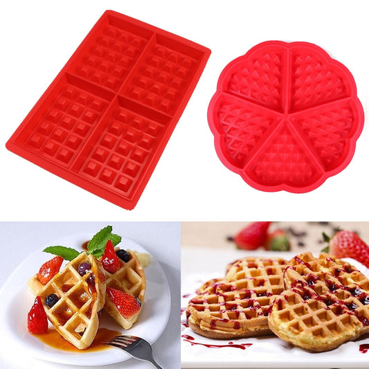 2 Pack Non-stick Waffle Mold