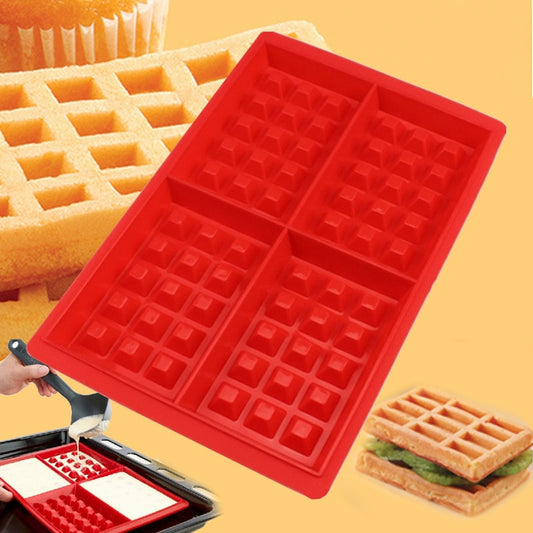 2 Pack Non-stick Waffle Mold