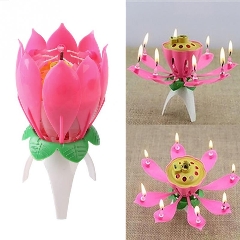 Musical Candlelight Lotus Flower