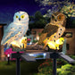 LED Owl Solar Light