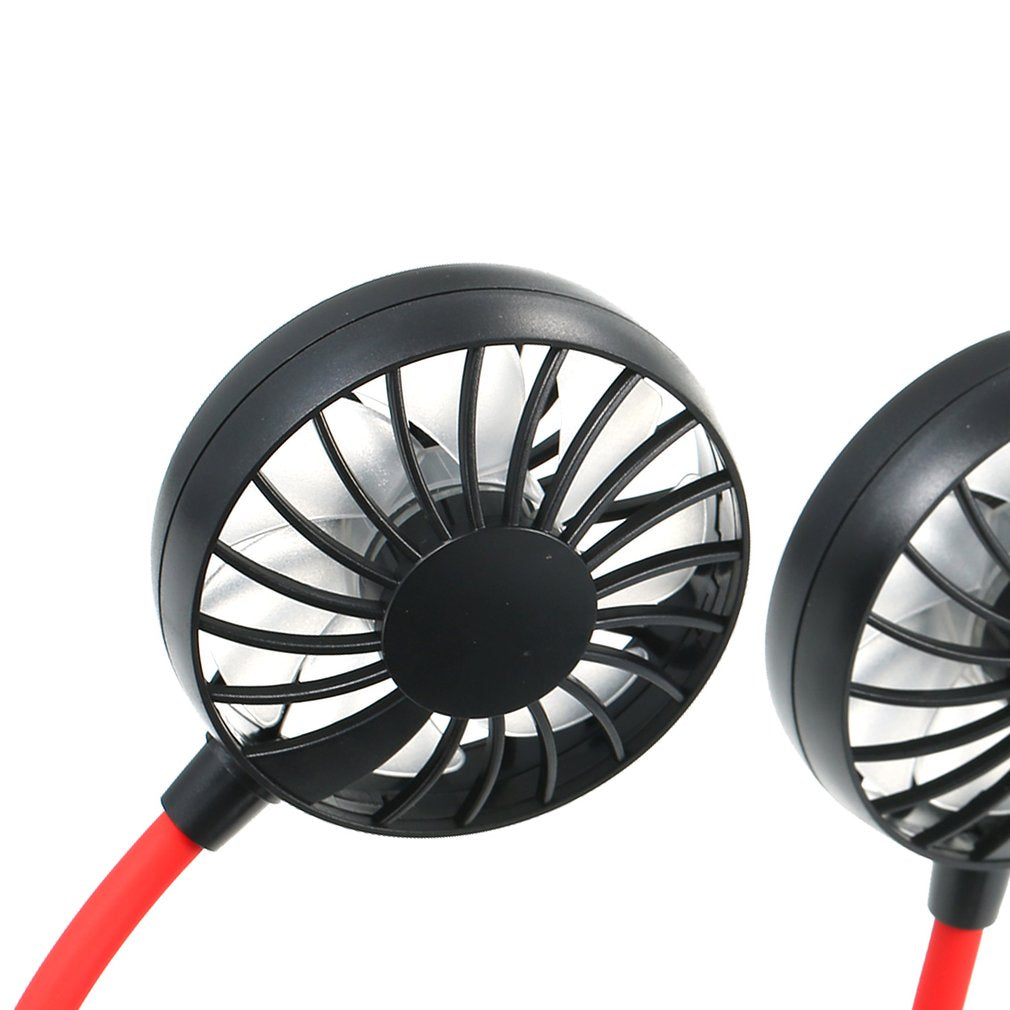 Neck Hanging Portable Duo Fans