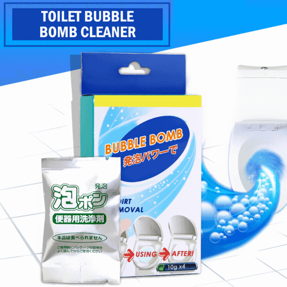 Toilet Bubble Bomb Cleaner (4PCS)