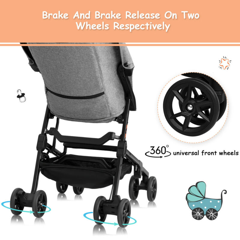 Portable Pocket Compact Lightweight Stroller - Easy For Travel