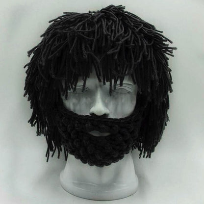 Barbarian Knit Beanie Beard